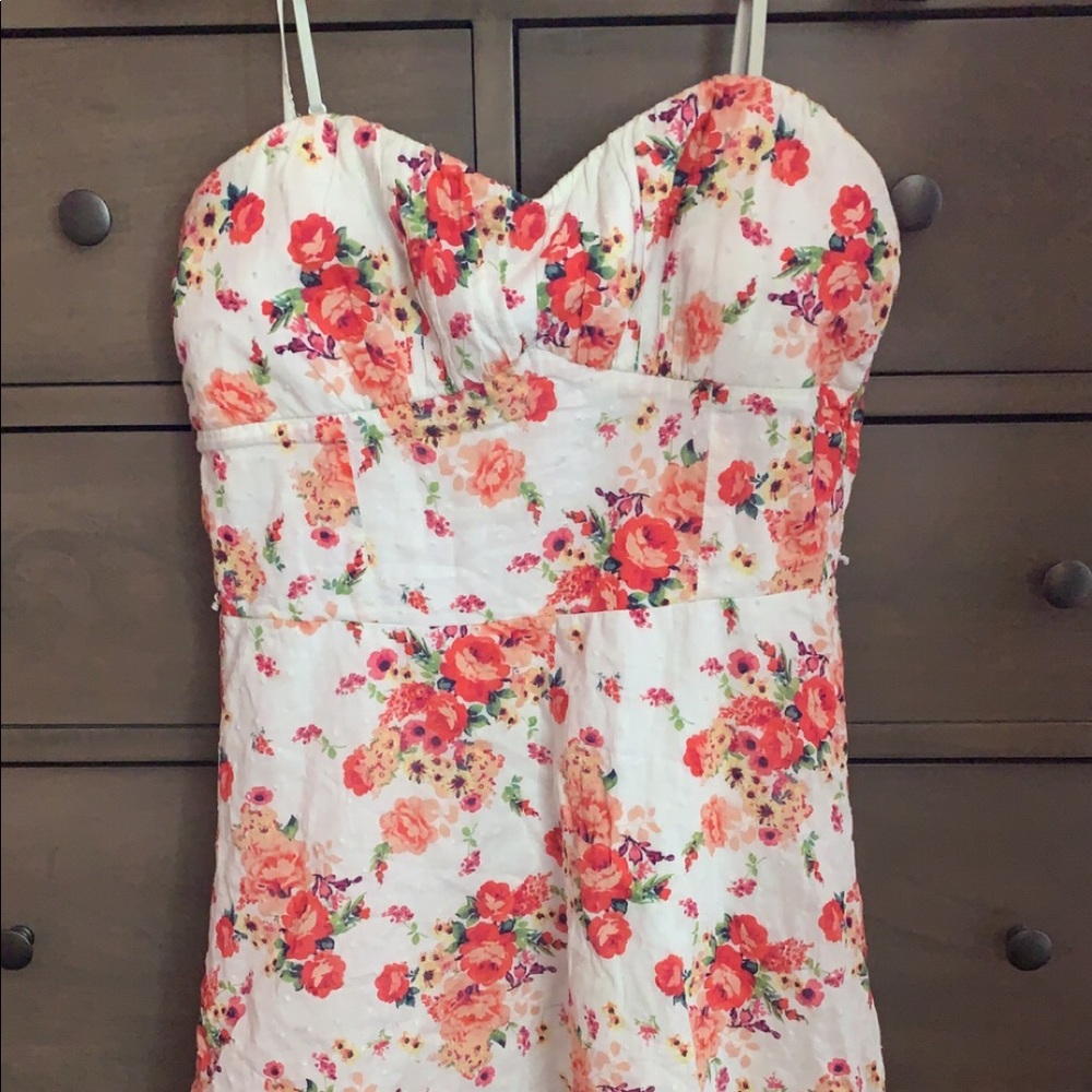 Mini floral dress